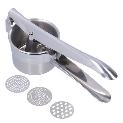 Storcător manual de cartofi 3 în 1, din oțel inoxidabil, storcător de fructe, gadget de bucătărie pentru acasă, restaurant