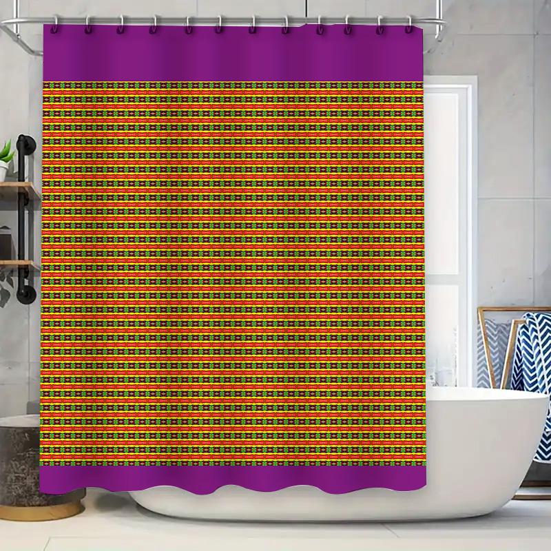 

Customizable Sports Shower Curtain Tennis Player Illustration Design With Name For Bathroom Decor W60H190(CM)-1 Pcs