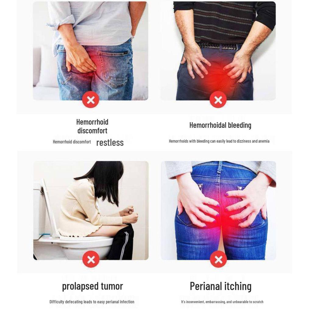 Atractylodes & Sophora Flavescens Herbal Hemorrhoid Cream - Internal/External Use Ointment