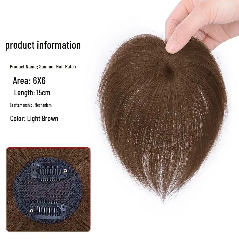 Peruca Curta Cinza para Cobrir Cabelos Grisalhos Feminina: Adesivo Leve para Cabelo de Verão