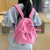 Schoolbag summer new sweet wind small backpack 1011 new solid color cool light versatile leisure travel small backpack