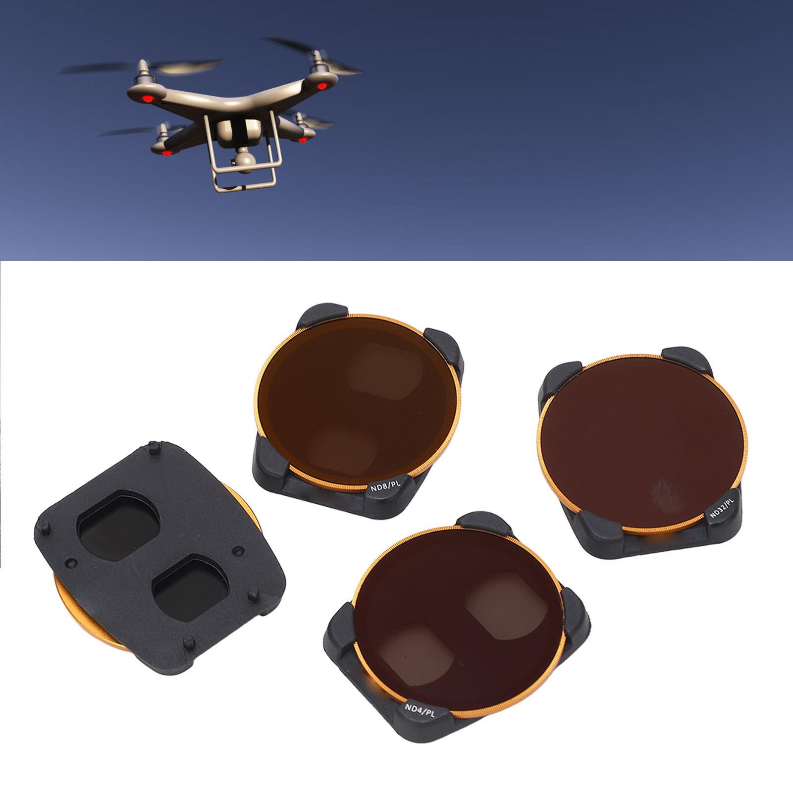 

4PCS Set Drone Filter ND4 ND8 ND16 ND32 Drone Camera Lens Filter Set for AIR 3 with Storage Box