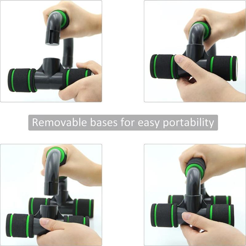 Non-Slip Push Up Handles High-Density Foam Support For Home Gym Arm Strength Training Indoor Fitness Equipment Men Women Durable