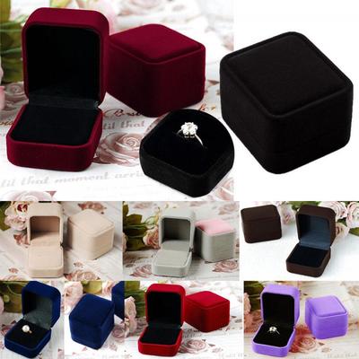 Organizer Storage Jewelry Case Box Velvet Ring Display