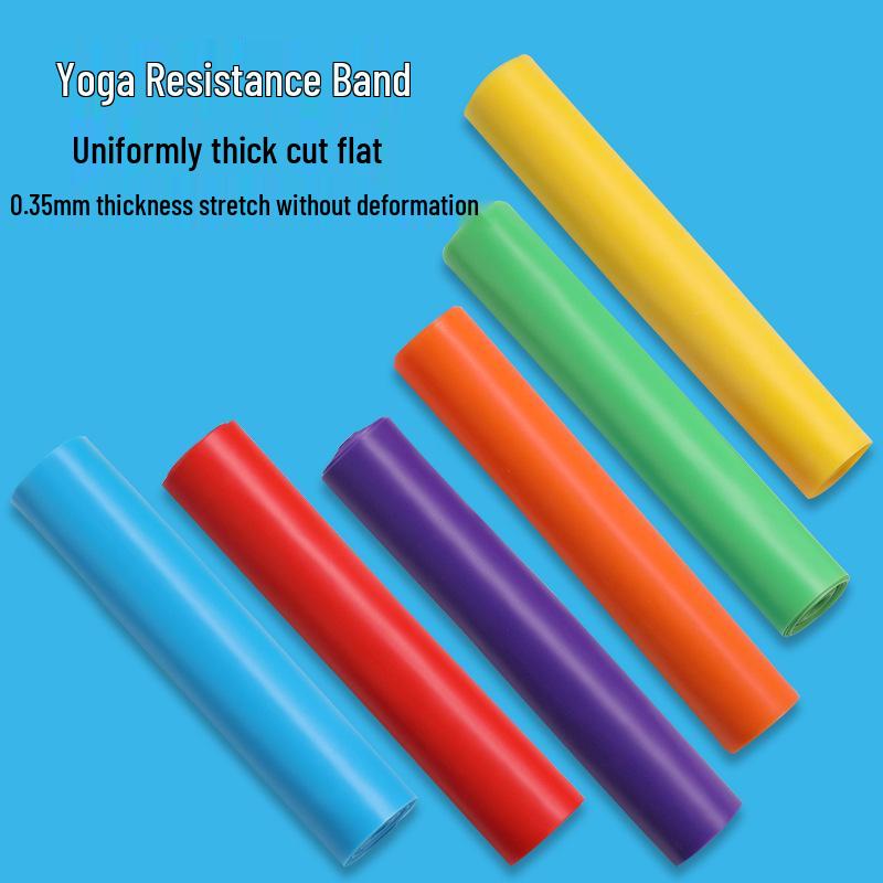 Women's TPE Elastic Yoga Resistance Band for Exercise, Stretching, and Butt Lift Muscle Training