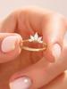925 Sterling Silver Personalized Simplicity Crown Zircon Ring For Women Engagement Wedding Luxury High Quality Fine Jewelry