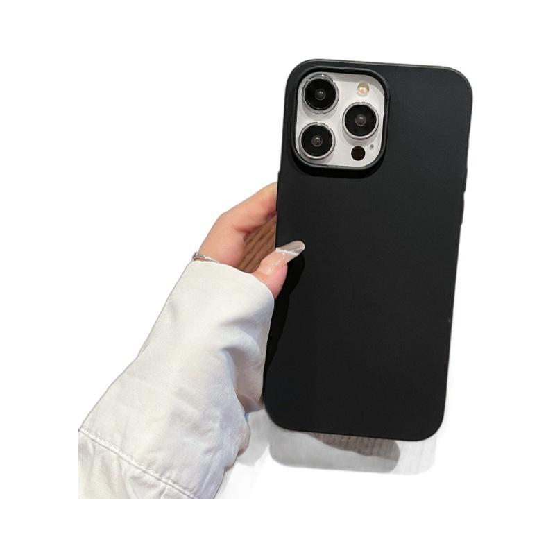 Simple and High End Frosted Large Hole Apple 16 Mobile Phone Case Iphone15promax Protective Case 14pro13 12XR