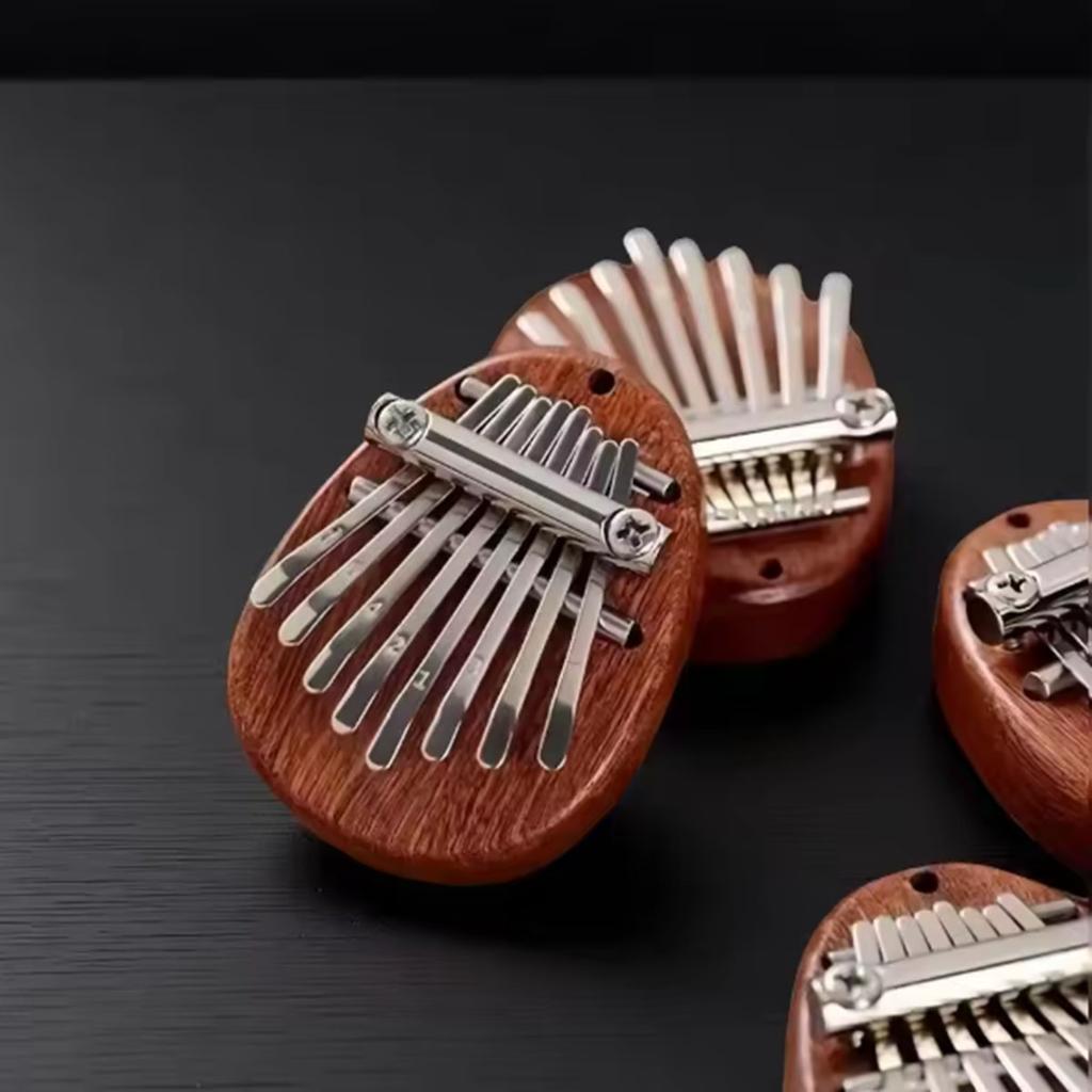 8 Key Mini Wooden Kalimba High Quality Exquisite Finger Thumb Piano Marimba Musical Good Accessory Pendant Gift