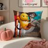 Chubby Cute Chinese Character NNailong Cushion Cover Pillowcase Short Plush Invisible zipper Room Sofa Cushion Cover