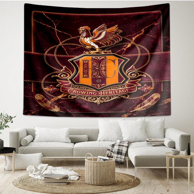 Bradford City AFC Print Tapestry - Portable Wall Decor Cloth, for Home, Dorm, Travel, Bedroom, Living Room - Ideal Birthday Housewarming Gift