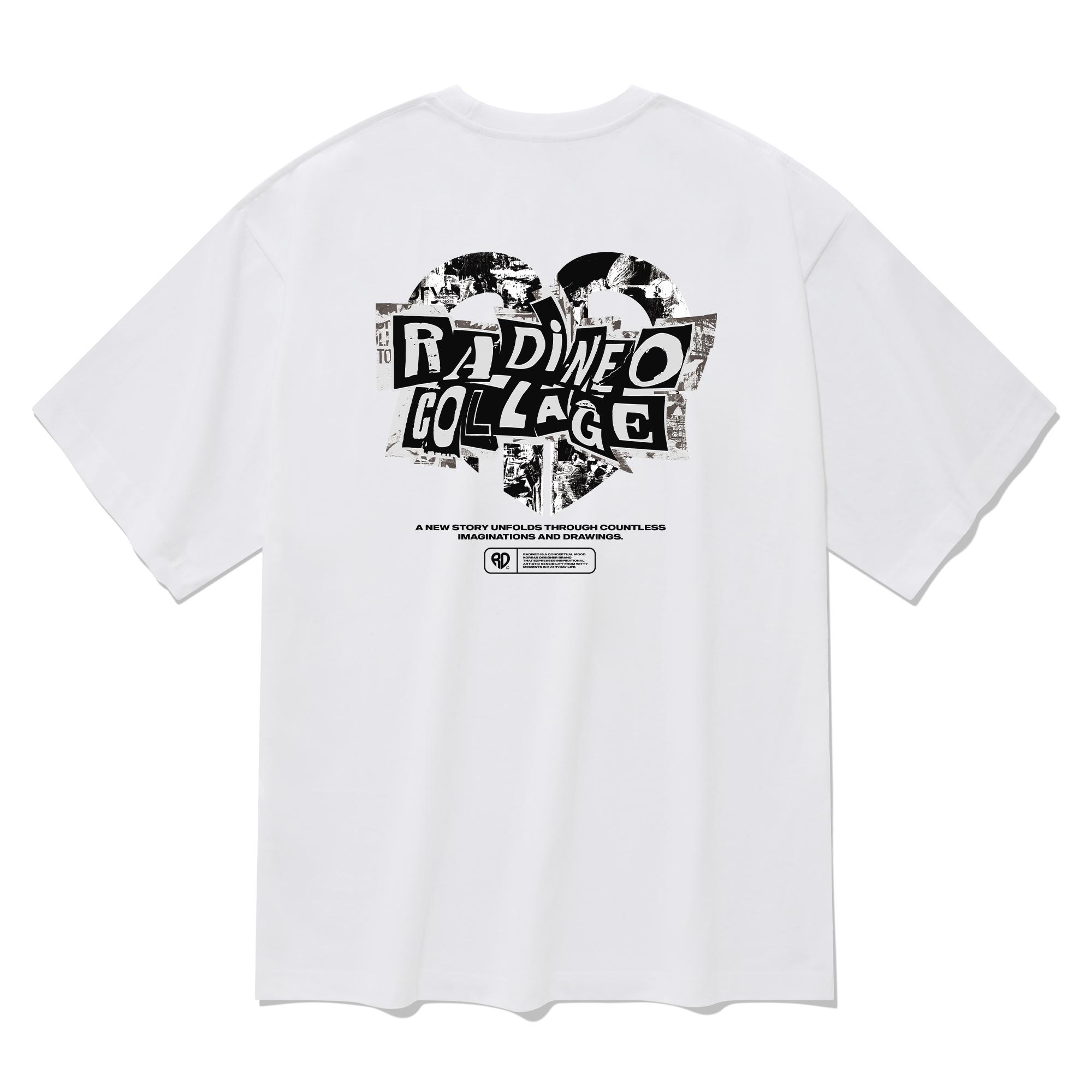 Radineo Collage Short Sleeve T-Shirt White White (White)/S