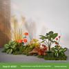 Luxury Faux Green Plant and Flower Decor - Indoor Moss and Grass Clusters for Elegant Landscaping.