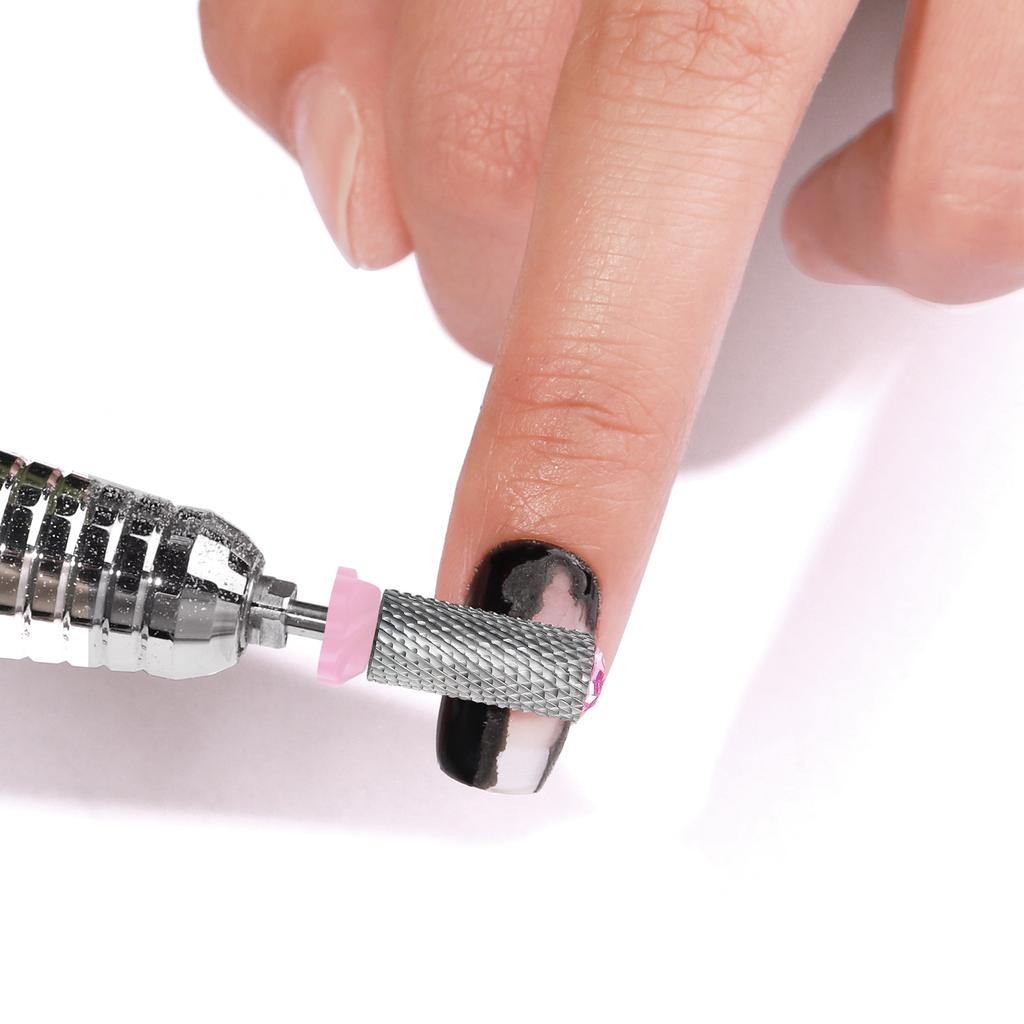 Carbide Nail Drill Bits Barrel Milling Cutter for Manicure Rhinestone Decor Grinding Head Rotary Electric Nail Files Accessory