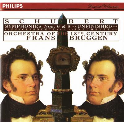 CD ORCH.18TH CENTURY; BRUGGEN - Schubert;Symphonies 6 & 8  4421172 Philips 1997 Europe Classical Used
