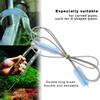 Fish   Aquarium Filter Glass Water Pipe Spring Stainless Steel Cleaning Brush Hairbrush