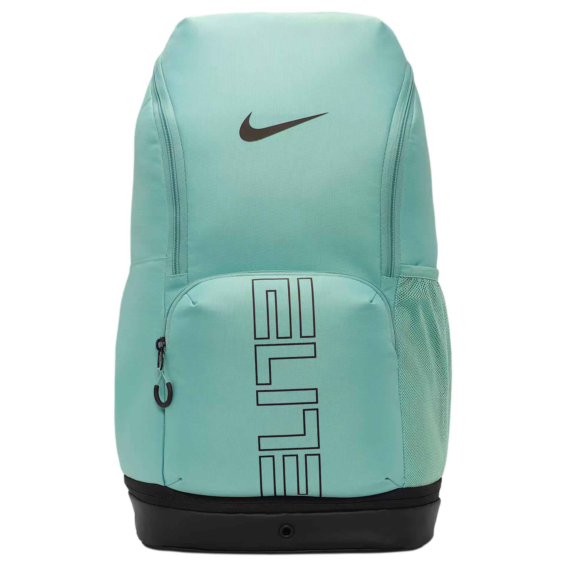 Nike Varsity 32L Front Logo Print Polyester Backpack Unisex Backpack Green HM9965-017 Green