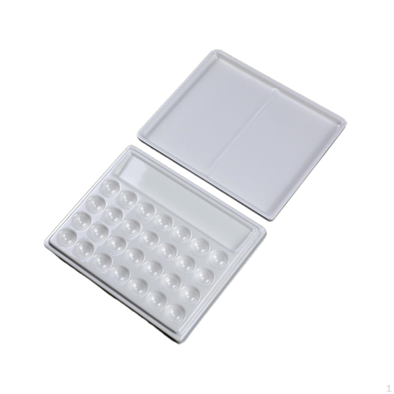 

28 прямоугольных палитр Well Paint для художников, работающих с акриловым маслом With Lid