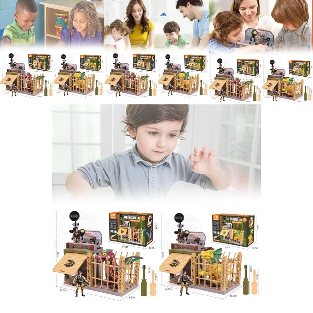 Engaging Battery Powered Dinosaur Model Toy For Children With Easy Diy Assembly