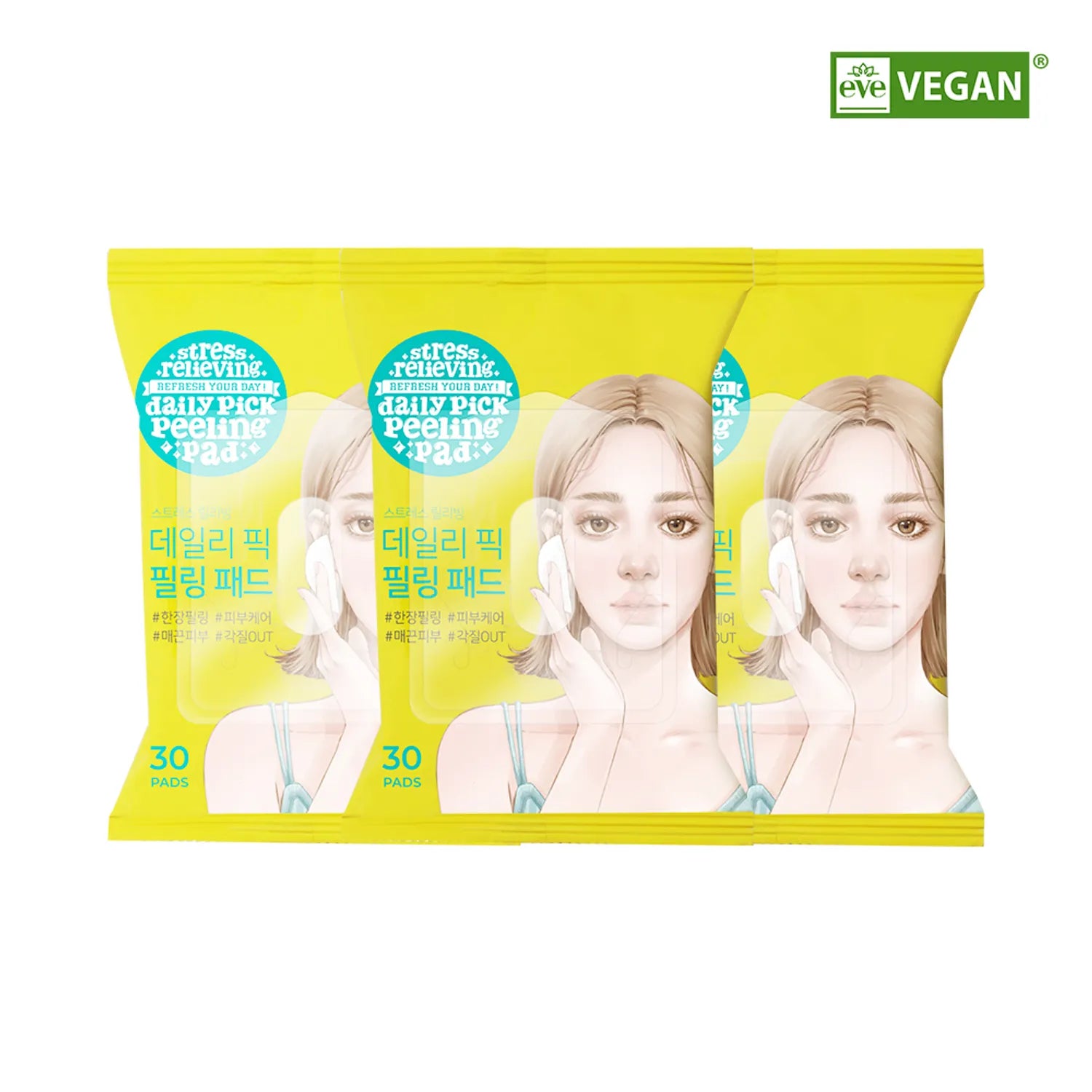 Ariul Stress Relieving Daily Pick Peeling Pad 30P*3ea 30P