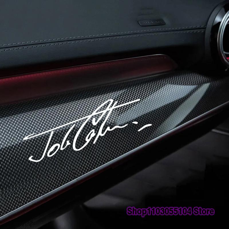 2 szt. Odblaskowa naklejka samochodowa John Cooper Signature Dla MINI JCW R56 R57 F55 F56 F57 R50 R53 R60 F60 F54 R55 R58