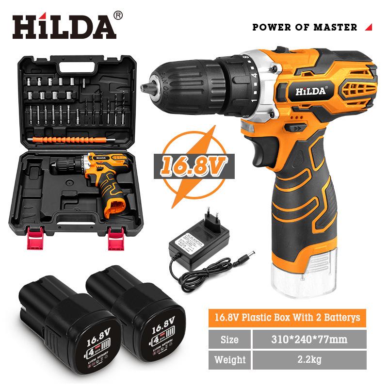 Hilda Rechargeable Lithium Multi-Function Impact Drill and Screwdriver