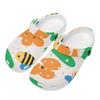 Cute Printed EVA Clogs Adult Unisex Ventilated Lightweight Slip On Casual Shoes Soft Sole Summer Sandals Daily Leisure Wear