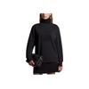 Moncler Crystal Rhinestone Pattern Round Neck Loose Sweatshirt Women sweatshirt Black I20938G00053899TR999