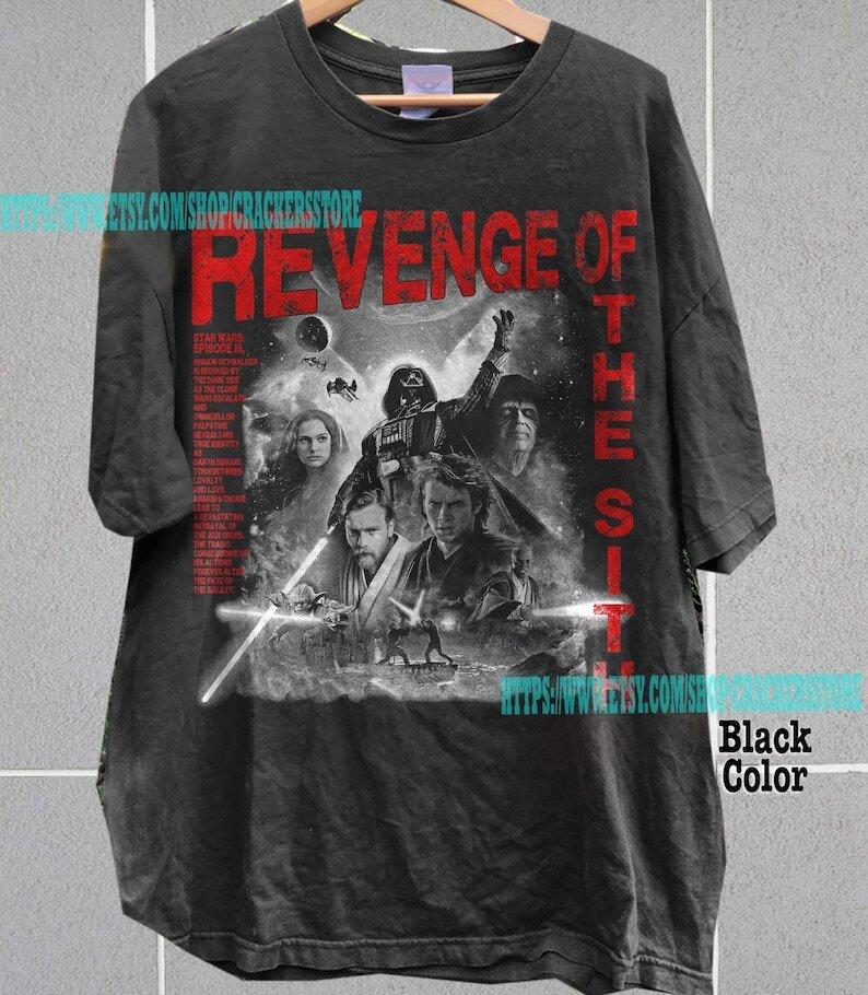 Vintage Revenge of the Sith T-Shirt Anakin Skywalker Shirt Darth Vader Tee M
