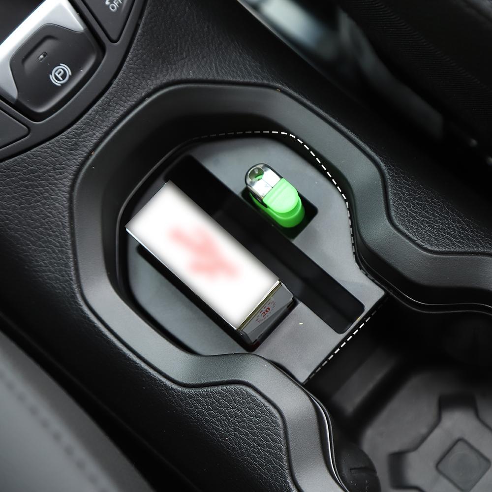 Cup Holder Storage Box Organiser Container For Jeep Renegade 2016 Up Car Interior Acessories