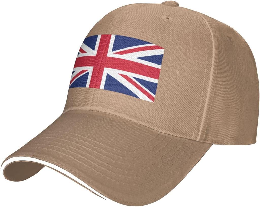 United Kingdom UK Flag Snapback Cap Funny Casquette Adjustable Baseballcaps Unisex Sports Cap