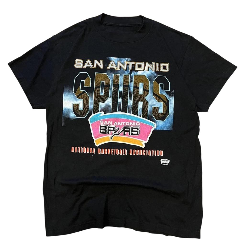1995 Vintage San Antonio Spurs Tee Black Unisex Tshirt Reprint S-3XL