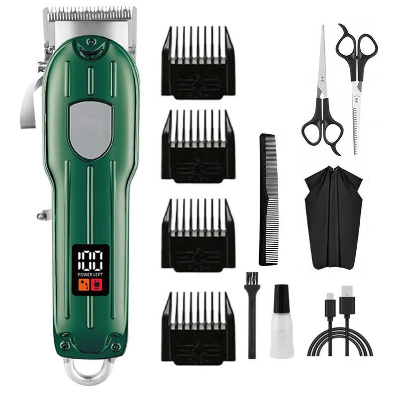 Rechargeable Electric Hair Clipper: Universal Trimmer for Family & Bald Heads