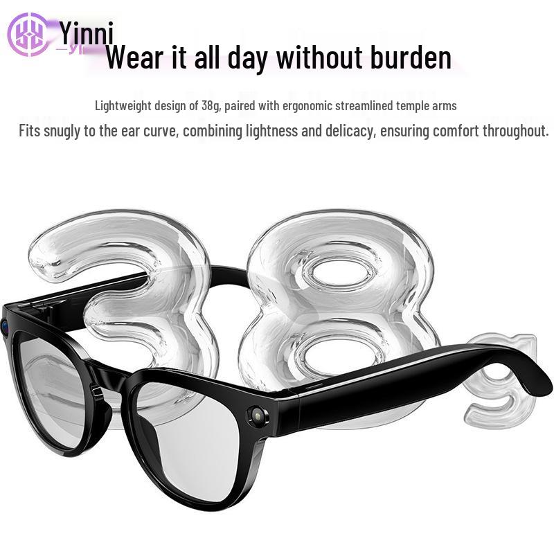MT3 Smart Glasses: 800W Photo/Video, AI Translation, Smart Recognition, Meeting Minutes