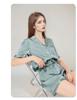 Women's Summer Silk Pajama Set: 100% Mulberry Silk Short Sleeve Luxury Home Wear
