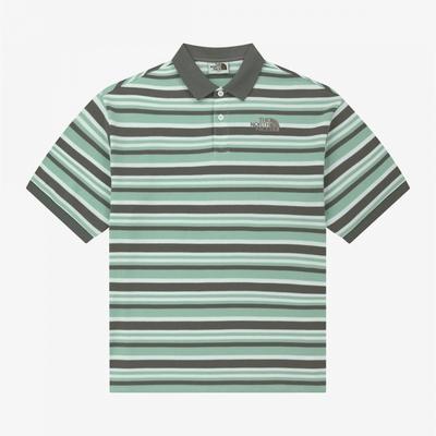 Stripe Short Sleeve Polo Mint Nt7pr03k
