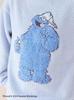 Gelato Pique Sesame Street Motif JQD Pullover Long Pants Set Blue & (PWNT245058) Women's