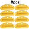 8/1pcs Plastic Toothpaste Squeezers Facial Cleanser Tube Clip Manual Toothpaste Dispenser Bathroom Wall Hanging Squeezed Clips