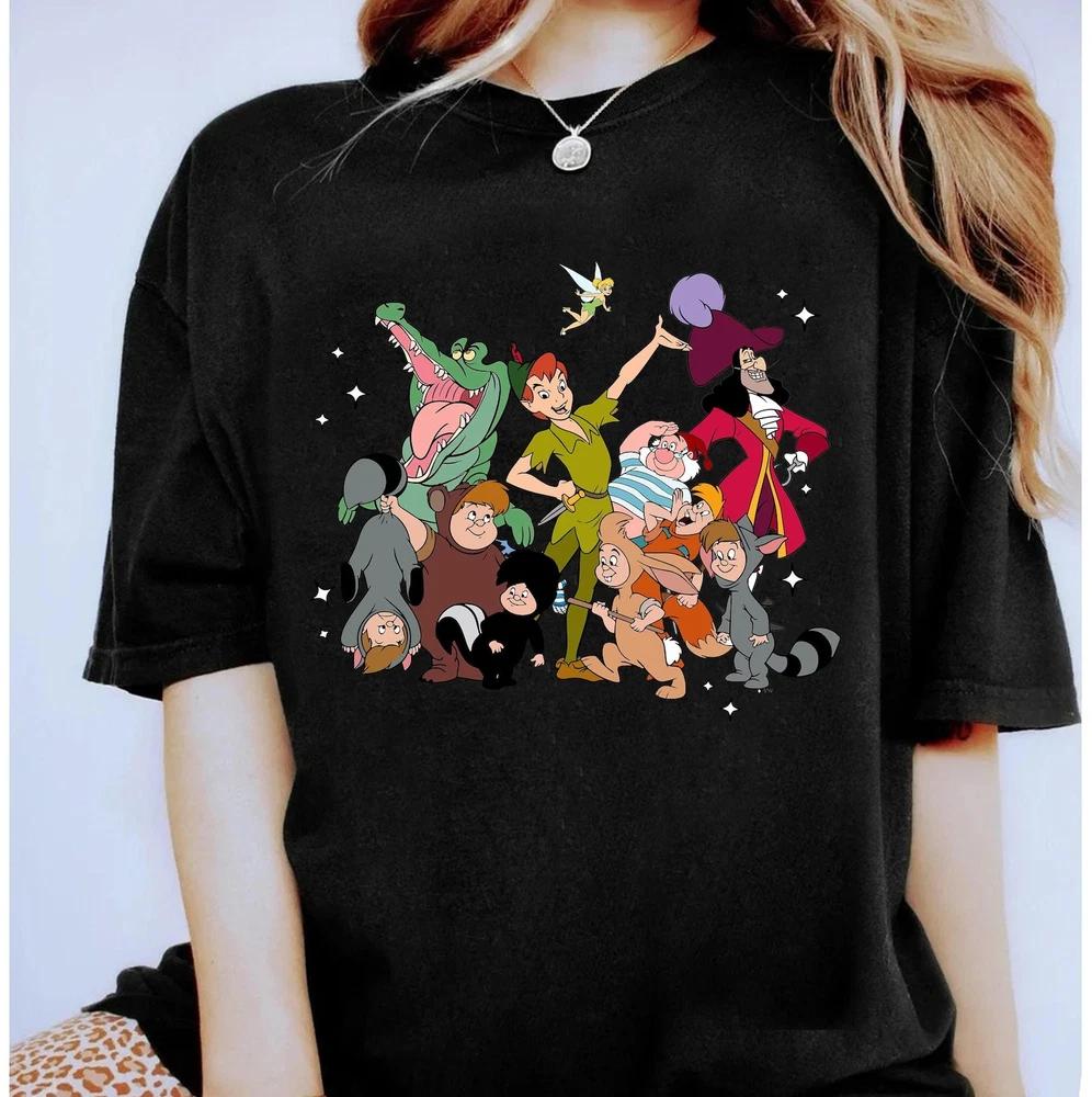 Peter Pan Group Characters TShirt Land Family Shirt S