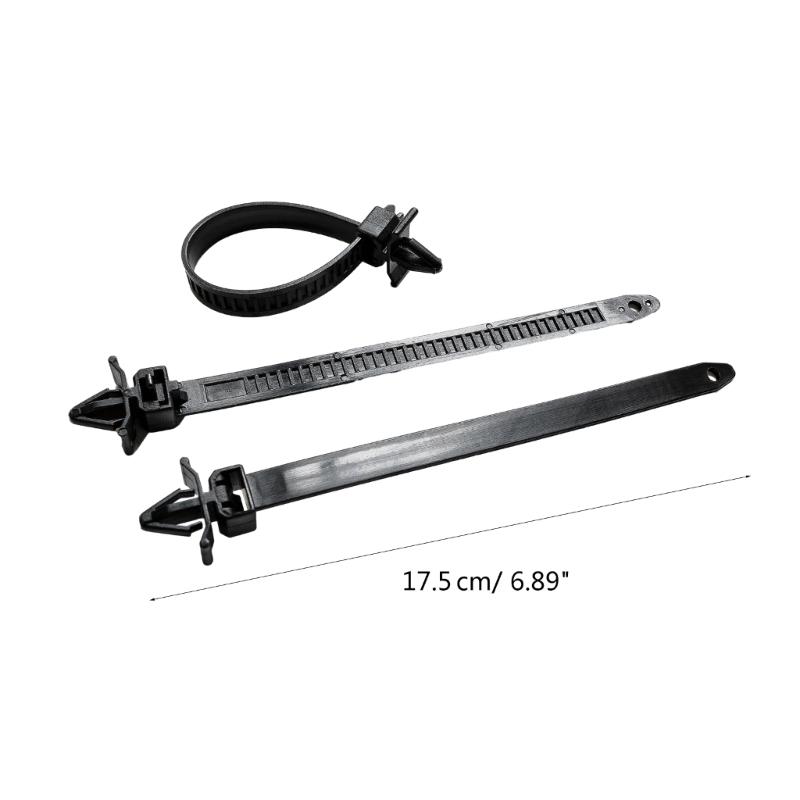 100 adet Itme Montaj Kanatlı Kablo Bağları Kablo Demeti Sapanlar Araba Gövde Şasi Paketleme Bağlantı Elemanları için Hızlı Bırakma Tel Yönetimi