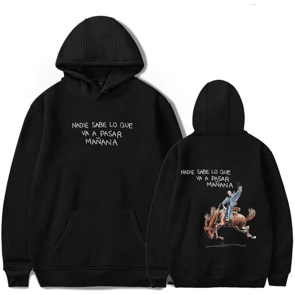 

Unisex HoodieBad Bunny Nadie Sabe Lo Que Va A Pasar Unisexana Merch Hoodies Unisex Hooded Sweatshirt Casual Clothing