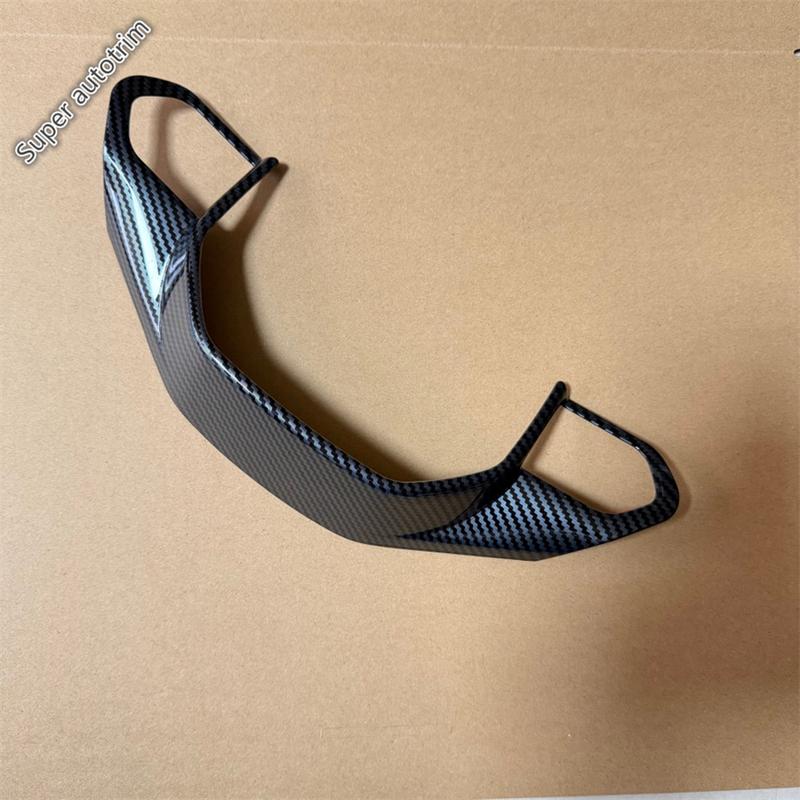 Panneau de Cadre de Volant de Voiture Couvercle de Garniture de Décoration Pour Peugeot 208 2008 3008 5008 ABS Style Fibre de Carbone Accessoires Intérieurs