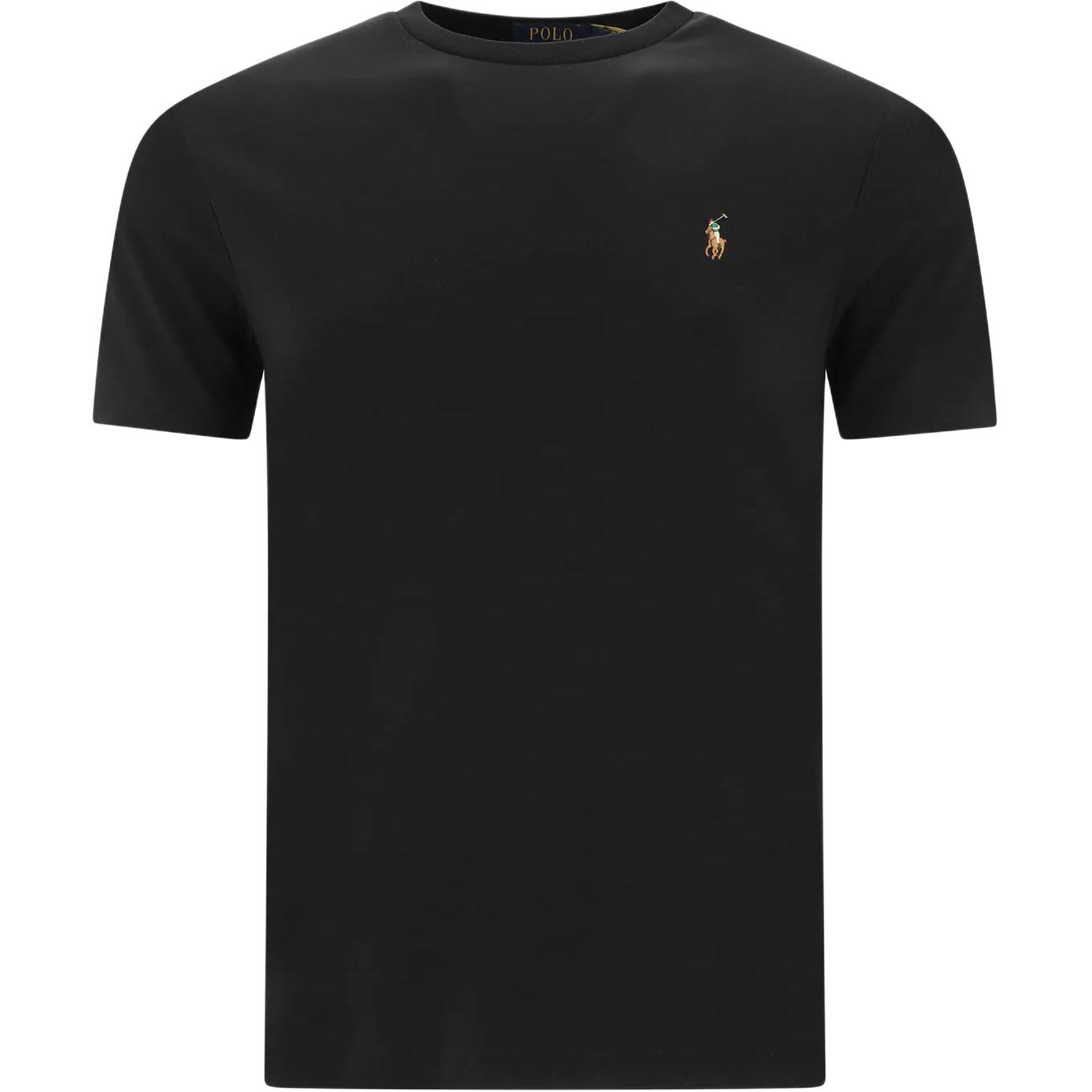 

Мужская футболка с коротким рукавом и вышитым логотипом Polo Ralph Lauren, круглый вырез, топ 710740727-032 M