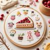 New Embroidery Diy Handmade Material Pack Cake Dessert Embroidery