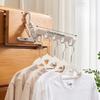 1PC Folding Drying Rack Portable Travel Hotel Drying Hanger Drying Artifact Multi-functional Five-hole Hanger
