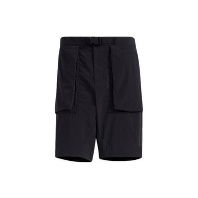Large Pocket Plain Sports Shorts Men Bottoms Black GN0787