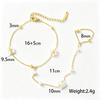 Gold-Plated Double Layer Thin Chain Stainless Steel Hand Chain Jewelry