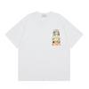 2026 Casablanca Print Loose Fit Cotton T-Shirt Men Youth Casual Wear