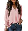 Herbst/Winter Damen Casual Langarm Lockeres Hemd Top Hoodie T-Shirt