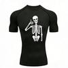 Men's Sports T-shirt Training Fitness Compression Fashion High Elasticity Workout Stretchy Moisture-Wicking Gym Wear Sweatshirt Elastic Top