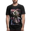 JoJo's Bizzare Adventure Man Crew Neck T-Shirts Casual Tops Tee Black Training Cotton S